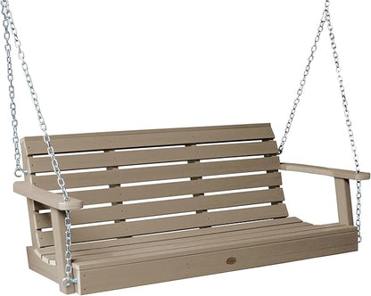 Highwood Weatherly Porch Swing 5 Feet, Woodland Brown