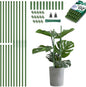 Breeze Touch Garden Trellis for Climbing Plants Outdoor, 20 Pack 17" Tomato Stakes Set with Clips & Connectors,Garden Plant Stakes, Tomato Frame, Cucumber Trellis for Raised Bed & Potted Plants