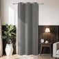 Joydeco Blackout Door Curtain for Doorway Privacy 78 Inches Long, Grommet Closet Curtain for Open Closet, Room Divider for Bedroom Living Room (Light Grey, 40Wx78L, 1 Panel)