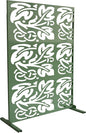 Oakland Living 6 ft. X 4 ft. Green Freestanding Metal Privacy Screen Room Divider