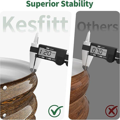 Kesfitt Round Metal Raised Garden Bed, 2x2x1 FT, 12-Inch Deep Galvanized Steel Garden Bed with Open Bottom for Vegetables & Herbs, Walnut Finish, 3 Pack