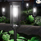 6 Pack Solar Pathway Lights Outdoor,Super Brightness IP65 Waterproof Auto On/Off Solar Path Lights, Garden Solar Powered Landscape Lighting for Outside Yard Garden Driveway Walkway Décor