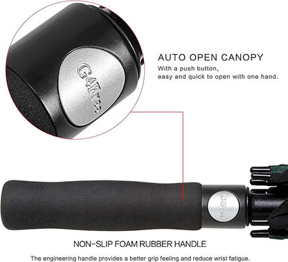 G4Free 47/54/62/68/72 Inch Automatic Open Golf Umbrella Oversize Extra Large Double Canopy Vented Windproof Waterproof Stick Umbrellas