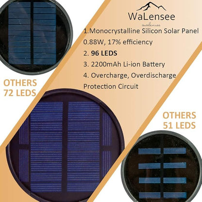 Torches 6 Pack Solar Flickering Flame, 96 LED, Adjustable 30.7 to 43 Inch