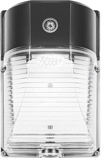 CINOTON 26W LED Wall Pack Light with Dusk to Dawn Sensor, 3000LM [100-277Vac] LED Wall Lights IP65 Waterproof Outdoor Security Flood Lighting for Garage Warehouse Garden 5000K-Daylight 1 Pack