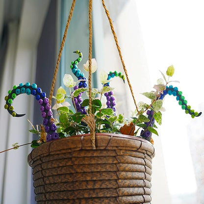HoroM Octopus Tentacle Decorative Garden Stakes for Plant Decor and Ornaments