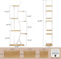 62" Plant Stand Indoor with Grow Lights – 7 Tiered Tall Metal Plant