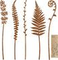 Metal Flowers for Outside,Garden Stakes Decorative,Flower Bed Decor Plant Stakes,Garden Statues Outdoor Clearance,Metal Yard Art Outdoor,Plant Decorations for Pots