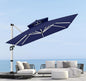 ABCCANOPY Patio Umbrella Cantilever Double Top Outdoor Offset Umbrella with 360° Rotation