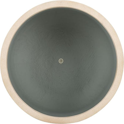 SAFAVIEH Outdoor Collection Nardo Beige Cement Ficonstone Planter Pot