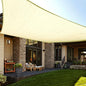 LOVE STORY Custom Size 10'x24' Butter Cream Sun Shade Sail Rectangle UV Block Canopy Patio Sail Sunshades Fabric for Outdoor Garden Carport (We Make Custom Size)