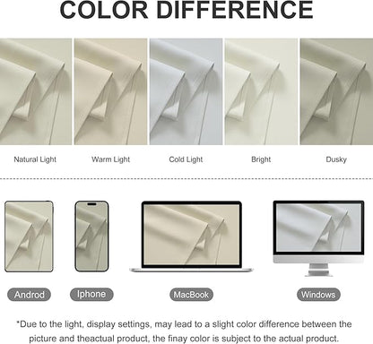 RYB HOME Outdoor Patio Curtains, Rustproof Grommet Window Covering Harsh Sunlight & UV Ray Block Drapes Room Darkening Draperies for Porch Deck Cottage, W84 x L84 inch, Beige, 1 Panel