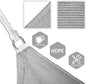 Paradise X 10' Sun Shade Sail Triangle Canopy Shade Cloth, 10' X 10'