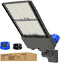 HYPERLITE Led Parking Lot Light - 400W UL Listed LED Stadium Lights for Square Pole/Wall Mount- 60000lm 5000K Commercial Parking Lights Flood Light for Yard Street Court Driveways Road - AC100-277V