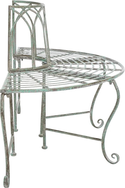 SAFAVIEH Outdoor Furniture Collection – Abia Antique Dark Green Distressed - Image 4