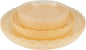 12Pcs Clear Plant Saucer, 6 8 10 Inch Durable Plastic Plant Tray, Round Plant Pot Saucers, Drip Tray for Indoor and Outdoor Garden, Amber Brown
