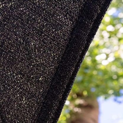 Amgo Custom Size 14' x 22' x 26.1' Black Right Triangle Sun Shade Sail Order to Make Canopy Awning UPF50+ AGSLT, 95% UV Blockage, Water & Air Permeable, 200GSM Commercial Standard (We Customize)