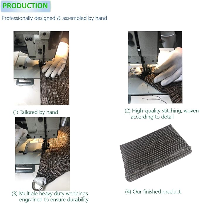 Eden's Decor Straight Flat-Edged Sun Shade Sail Rectangular 12' x 20' Wheat UV-Blocking Outdoor Canopy Fabric Cloth Awning for Pergola Patio Garden Backyard Custom Size