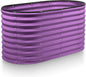 Plant & Plot Galvanized Raised Garden Beds Outdoor // 4×2×2 ft Planter Raised Beds for Gardening, Vegetables, Flowers // Large Metal Garden Box (Purple) // Patented Tool-Free Design
