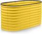 Plant & Plot Galvanized Raised Garden Beds Outdoor // 4×2×2 ft Planter Raised Beds for Gardening, Vegetables, Flowers // Large Metal Garden Box (Yellow) // Patented Tool-Free Design