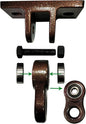 Heavy Duty Bronze Swing Hangers Screws Bolts Included Over 5000 lb Capacity Playground Porch Yoga Seat Trapeze Wooden Sets Indoor Outdoor (2 Pack)