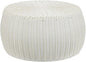 Resin Wicker Storage Stool or Side Table, White