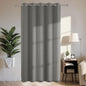Joydeco Blackout Patio Sliding Door Curtains 108 Inches Long, Grommet Privacy Room Divider Curtains, Extra Wide Thermal Blackout Drapes for Bedroom Living Room (Light Grey, 70Wx108L, 1 Panel)