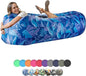 WEKAPO Inflatable Couch Air Lounger Chair - Camping & Beach Accessories, Portable Blow up Sofa for Hiking, Lawn, Indoor/Outdoor Movies & Music Festivals. Lightweight and Easy to Set Up Air Hammock