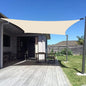 SUNNY GUARD Sun Shade Sail 8'x12' Rectangle Butter Cream UV Block Sunshade for Backyard Yard Deck Patio Garden Outdoor Activities and Facility(We Make Custom Size)