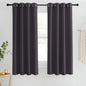 NICETOWN Blackout Short Curtain 63 inches Long for Windows, Thermal Insulated Curtain Grommet Room Darkening Window Treatment for Bedroom/Living Room, 1 Panel, W46 x L63, Greyish Purple