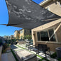 SUNLAX Sun Shade Sail 8' x 8' x 8' Graphite Grey Triangle Canopy Sail Shade Cover UV Block Permeable Sunshade Outdoor for Patio Backyard (We Make Custom Size)