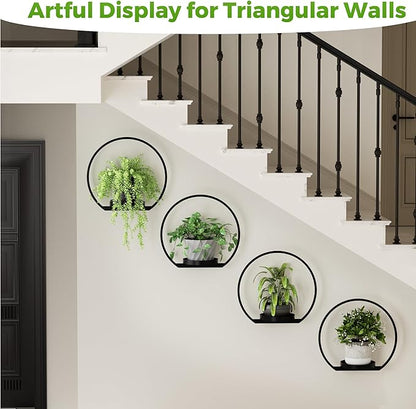 Wall Planters for Indoor Plants, Plant Frames Wall Decor Living Room Plant Stand Hanging Wall Plants Holder to Hold Large Pots Wall Plant Hanger Window Plant Shelves for Outdoor Entryway