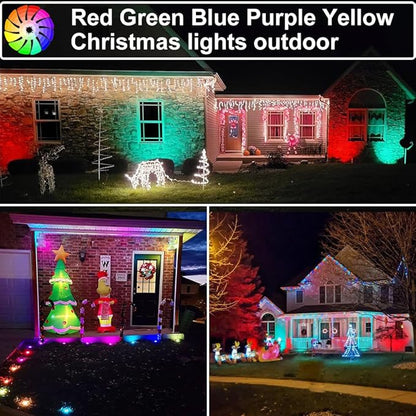 Landscape Lighting, 24W RGB Spot Lights Outdoor for Yard with Transformer & Remote 12 Colors and 19 Modes Outdoor Lights for House Lawn Tree Flag Garden Driveway Backyard Fence Plant, 4 Pack