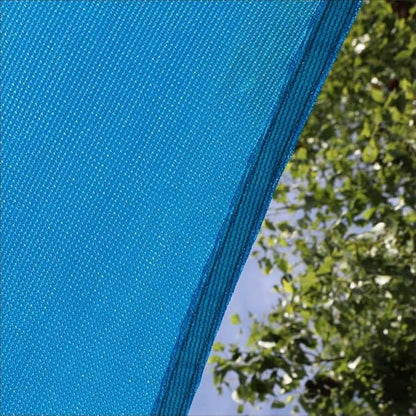 Amgo Custom Size 11' x 18' x 21.1' Blue Right Triangle Sun Shade Sail UPF50+ AGTAPRT12, Order to Make Canopy Awning, 95% UV Blockage, Water & Air Permeable, Commercial Standard (We Customize)