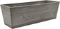 Arcadia Garden Products U65CT Plastic/Stone/Wood Composite Simplicity Window Box, No Drainage Hole (Drillable), Patio Plant Container, Indoor Outdoor Planter, 25.5" x 9, Cement Color