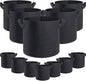 12 Pack 20 Gallon Grow Bags,Premium Fabric Pots 20 Gallon for Healthy Plant Growth - Durable and Reusable Garden Bags to Grow Vegetables,Fruits,and Flowers