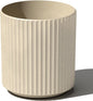 Veradek Demi Series Round Planter for Porch, Patio, Backyard | Durable Plastic-Concrete Material | Modern Décor for Tall Plants, Flowers