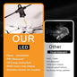 String Lights, 300ft Outdoor Patio Lights with 152 Bulbs, Black