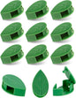 60Pcs Plant Climbing Wall Fixture Clips with 72Pcs Self-Adhesive Stickers - Leaf-Shaped and Weather-Resistant Money Plant Vine Wall Clips - Easy Installation Pothos Climbing Support for Vines & Cables