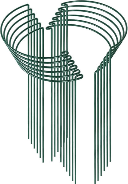 Plant Support Stakes – 12 Pack Iron Tube Stakes, 10 x 24 Inch