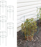 MTB Supply 5 Pack 36" x 18" Peony Double Ring Plant Support,Plant Support Stakes for Tomatoes Peony Lily Rose Plant Support Rings Peony Cages for Outdoor Plants Flowers Vegetables