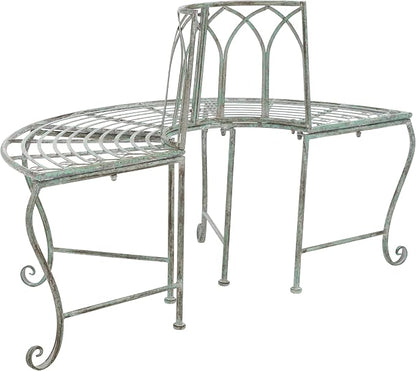 SAFAVIEH Outdoor Furniture Collection – Abia Antique Dark Green Distressed - Image 8