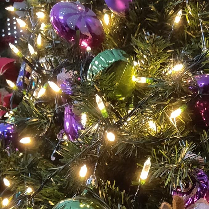 Battery String Lights, 18ft Warm White, 2 Pack, Green Wire