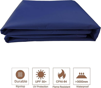 SCOCANOPY Replacement Gazebo Canopy for 10 x 12 Regency II Patio Gazebo Model L-GZ798PST,A101004104,A101004105,(Navy Blue)