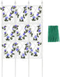 5.25FT Metal Pipe Trellis for Climbing Plants Outdoor, Garden Wall White Trellis with Garden Twist Tie, Support Tall Plant Fence for Ivy Vines Rose Flower