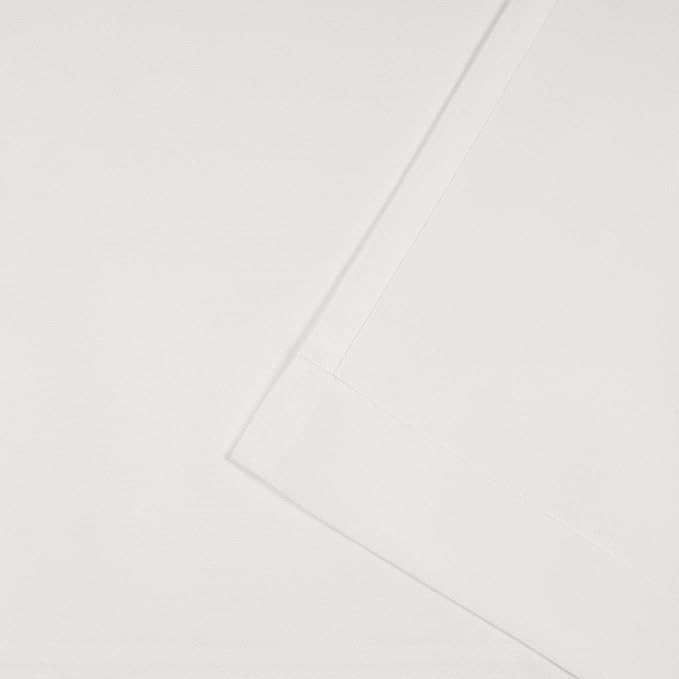 Exclusive Home Cabana Solid Indoor/Outdoor Light Filtering Hook-and-Loop Tab Top Curtain Panel Pair, 54"x120", Vanilla