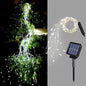ZNYCYE Solar Waterfall Fairy Bunch Lights Outdoor Waterproof 200LEDs 8 Modes Watering Can Light (NO CAN), Solar Powered String Lights Firefly Vine Garden Decorations Gardening Gifts for Mom