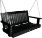 Highwood AD-PORL2-BKE Lehigh Porch Swing, 4 Feet, Black