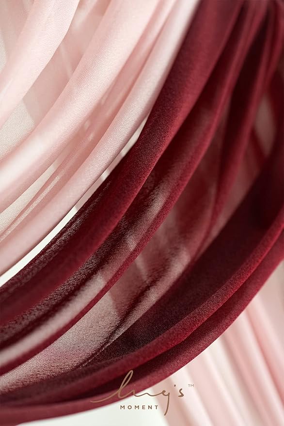 Artificial Wedding Arch Flower Swag Kit in Blush and Marsala Tones