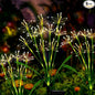 Solar Garden Lights Outdoor: Waterproof 6-Pack DIY Decorative Firework Lights with 2 Modes for Yard Patio Pathway Outside Fairy Decor - Christmas Gifts for Women Mom Mothers Day, Warm White